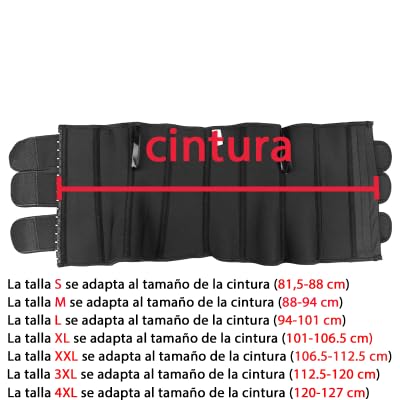 RONAN-FAJA REDUCTORA -FAJA DEPORTE MUJER-FAJA DEPORTE HOMBRE-FAJA TERMICA REDUCTORA -FAJA POSTPARTO REDUCTORA-CORSET REDUCTORA-FAJA NEOPRENO HOMBRE-FAJA LUMBAR TRABAJO-FAJA PARA ABDOMEN (XXX-Large)