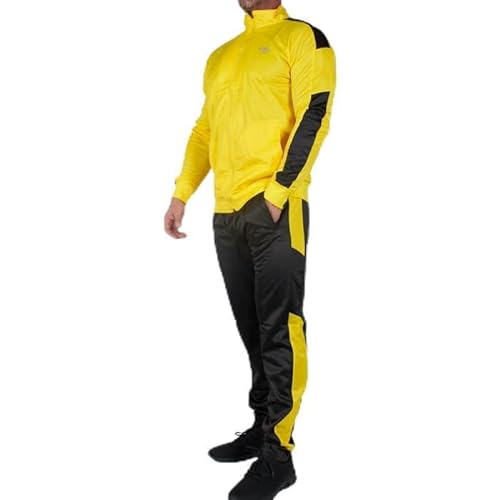 RONEX Chandal Unisex para Adulto Y Niños (S, AMARILLO)