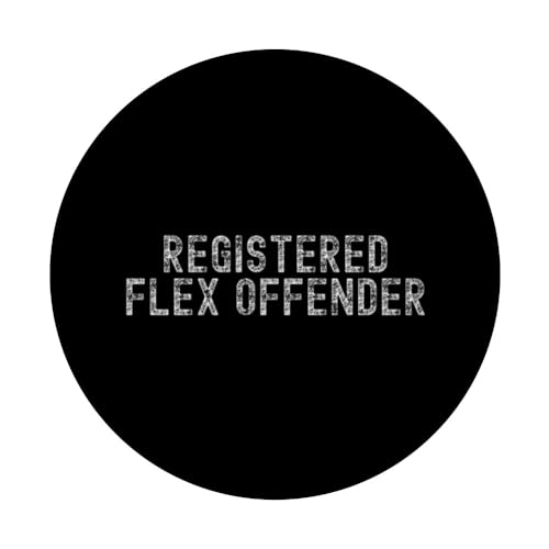 Ropa de gimnasio para culturista Flex Offender registrada PopSockets PopGrip Intercambiable