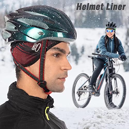 ROTTO Gorro Ciclismo Invierno Gorro Bajo Casco Moto Forro de Casco Motociclismo Termico para Bici Esquí Running…