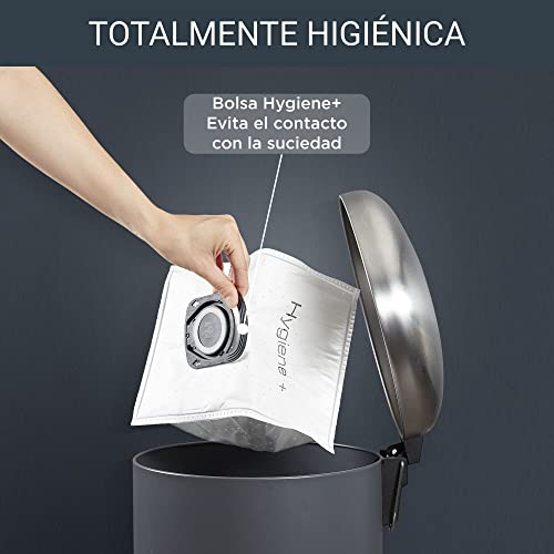 Rowenta Compact Power Morado RO3969, Aspirador trineo con bolsa de alta filtración y filtro permanente gran eficiencia, depósito de 3 L, cable de 6.2 m, accesorios de coche para más versatilidad