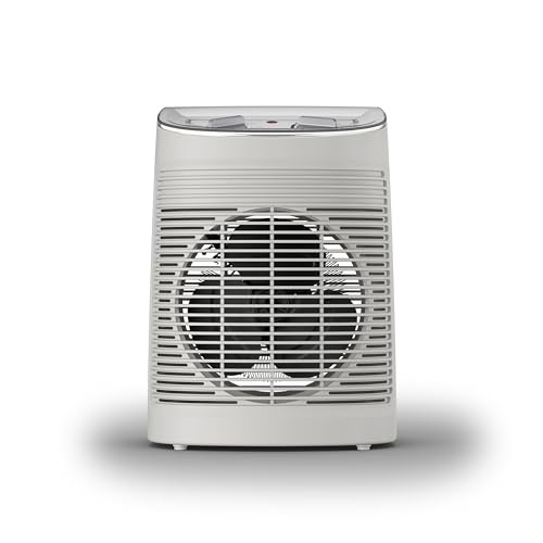 Rowenta Instant Comfort Aqua - Calefactor bajo consumo de hasta 2400W, apto para baños, función Silence 45 dBA, 2 velocidades, termostato mecánico función anti-heladas, ventilador aire frío, SO6510