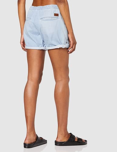 Roxy Milady Beach - Short Vaquero Elástico Para Mujer Short Vaquero Elástico, Mujer, light blue, M