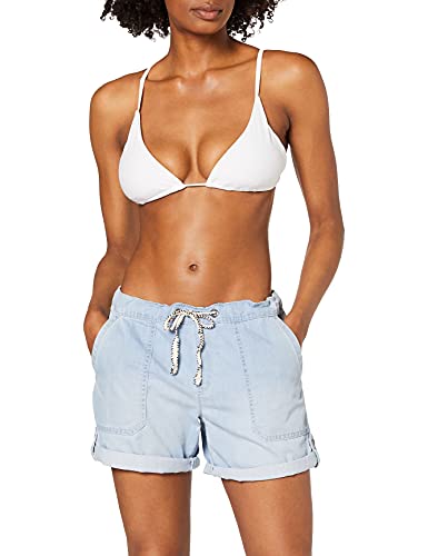 Roxy Milady Beach - Short Vaquero Elástico Para Mujer Short Vaquero Elástico, Mujer, light blue, M