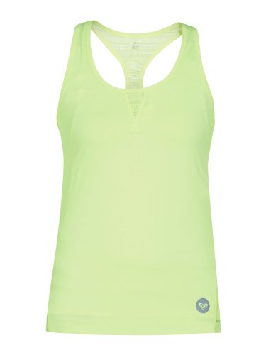 Roxy Shirt No Limits Tank - Camiseta sin Mangas de Running para Mujer, Color Amarillo, Talla L