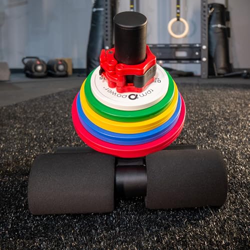 RPM Power Tib Bar - Ejercicio para el Tibial Anterior, fortalecimiento de la Parte Inferior de la Pierna, espinillas, máquina de Pesas para Tobillo y Pantorrilla con Pinza Libre (Tib Bar Ajustable)