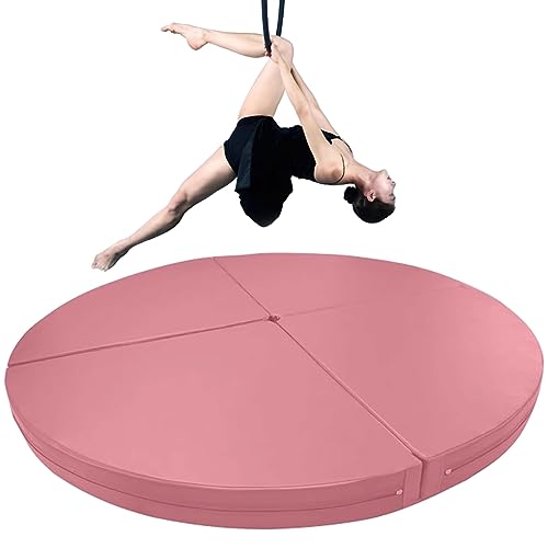 RVUEM Colchoneta De Pole Dance, Almohadilla De ProteccióN De Seguridad, Estera De Choque TuberíA Acero, CojíN Baile Seguridad Plegable, para Fitness Gimnasia Ejercicios Yoga,009,120×3cm