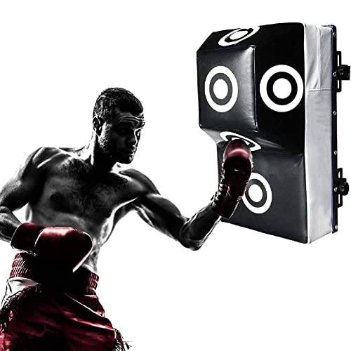 Saco de Boxeo Uppercut para Montaje en Pared, Altura Ajustable del Objetivo de perforación de Entrenamiento, Objetivo de Entrenamiento Pesado con Puntos de Marcado para MMA, Muay Thai