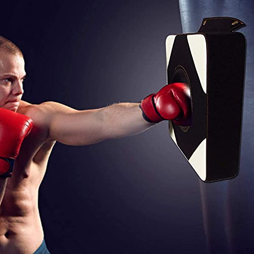 Saco de Uppercut de Montaje en Pared, Almohadilla de Pared de Perforación Adecuada para Entrenamiento de Muay Thai, Saco de Boxeo Silencioso de Seis Agujeros con Posicionamiento Co