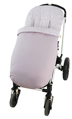 Saco Silla Paseo Universal Muselina 100% Algodon - MODIN - (ROSA)