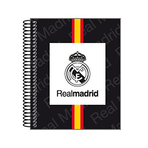 Safta SF-511557-099 - Bloc carton A7 microperforado 100 hojas, diseño Real Madrid