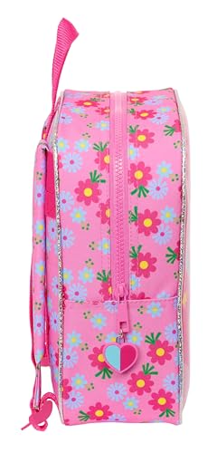 Safta TROLLS 3 - Mochila Infantil, Mochila Niño, Mochila Escolar, Adaptable a Carro, Ideal para Guardería, Cómoda y Versátil, Calidad y Resistencia, 22x10x27 cm, Color Rosa