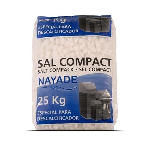 Sal Doméstica para Descalcificador de Agua, Pastillas de 25kg (Saco de 25 Kg)