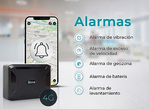 SALIND 11 4G- Localizador GPS para Coches, máquinas, Barcos - Incl. imán - Aprox. 40 días (hasta 70 días en Modo Standby)- Seguimiento en Tiempo Real