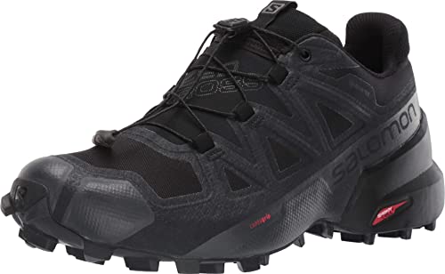 Salomon Speedcross Gore-Tex Zapatillas Impermeables de Trail Running para Mujer, Protección climática, Agarre agresivo, Ajuste preciso, Black/Black/Phantom, 38 EU