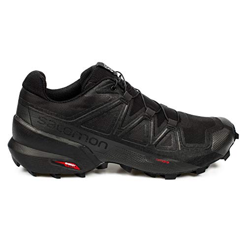 SALOMON Speedcross, Zapatillas de trail running para Hombre, Negro Black Black Phantom, 43 1/3 EU