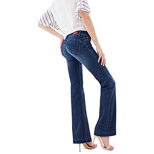 Salsa Vaqueros Wonder Push up Flare en Denim Oscuro