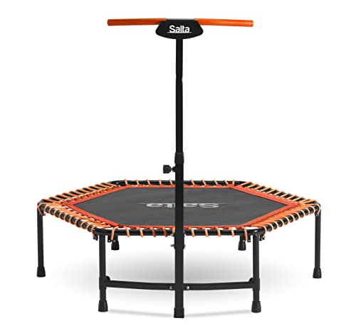 Salta Trampoline Unisex Juventud Fitness Trampoline - incluida Griffstange, 5357O, Naranja, 140 cm