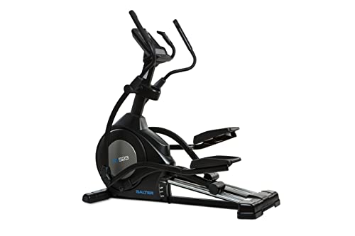 SALTER Bicicleta elíptica XT-523 con rampa inclinable, 24 Niveles de Resistencia y autogenerada no precisa conexión Corriente. Especial Hoteles y centros de rehabilitación.Semiprofesional