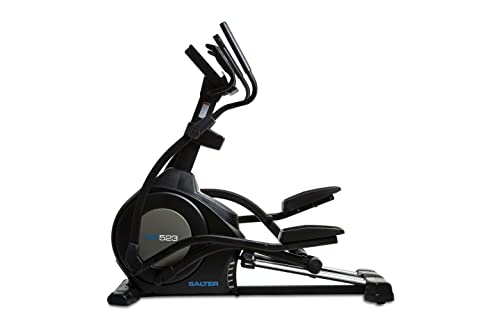 SALTER Bicicleta elíptica XT-523 con rampa inclinable, 24 Niveles de Resistencia y autogenerada no precisa conexión Corriente. Especial Hoteles y centros de rehabilitación.Semiprofesional