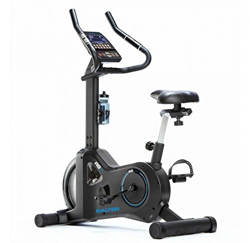 SALTER Bicicleta RS-24 programas de entrenamiento, soporte para móvil, volante equivalente a 22kg, semiprofesional