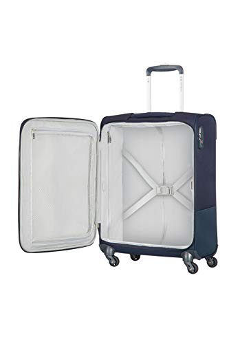 Samsonite Base Boost Spinner S Equipaje de mano, 55 cm, 39 L, Ancho: 40 cm, Azul (Navy Blue)