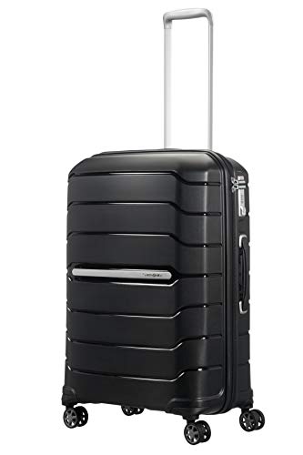 Samsonite Maleta extensible Flux Spinner M, 68 cm, 85 L, color negro