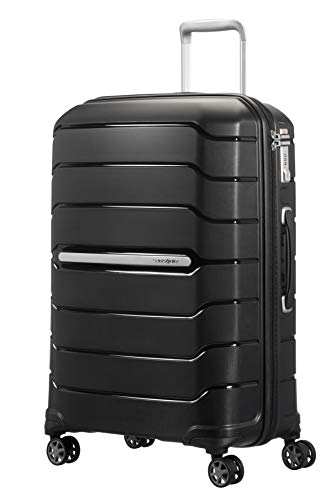 Samsonite Maleta extensible Flux Spinner M, 68 cm, 85 L, color negro