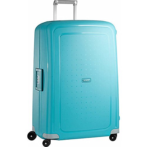 Samsonite S'Cure Spinner S - Maleta de equipaje, S (55 cm - 34 L), cierre de cremallera, Azul (Aqua Blue)