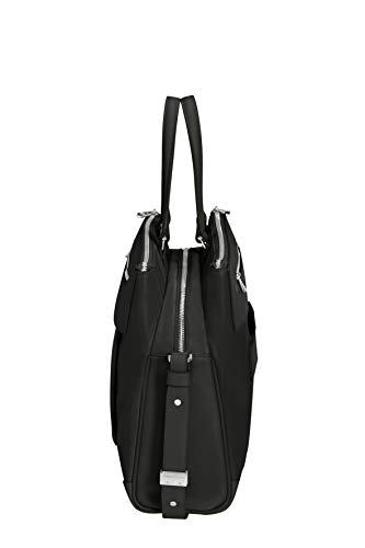 Samsonite Zalia 2.0, Maletines Mujer, Negro (black), M 39 Cm - 14 L