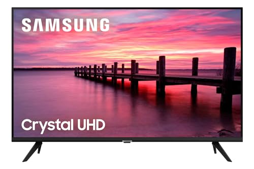 Samsung Crystal UHD 2022 43AU7095 - Smart TV de 43", HDR 10+, Procesador 4K, PurColor, Sonido Inteligente, Función One Remote Control. Compatible con Alexa y Asistentes de Voz.