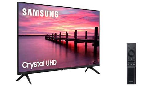 Samsung Crystal UHD 2022 43AU7095 - Smart TV de 43", HDR 10+, Procesador 4K, PurColor, Sonido Inteligente, Función One Remote Control. Compatible con Alexa y Asistentes de Voz.