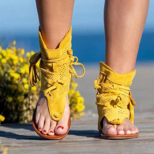 Sandalias Mujer Comodas Vestir Casual RomaHebilla Zapatillas y Chanclas Sandalias de Playa Bohemian Fondo Plano Informal Romanas Zapatos Talla Grande Chanclas Cómodo y Transpirable Elegantes