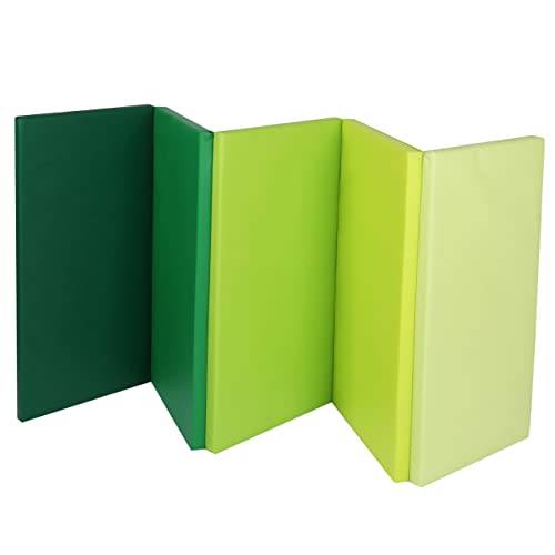 sarcia.eu PLUFSIG Colchoneta de Gimnasia Verde Plegable 185x78cm