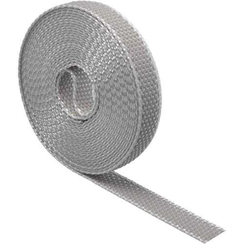 Schellenberg 44102 Cinta de persiana para ventanas y puertas color gris, 14 mm x 4,5 m