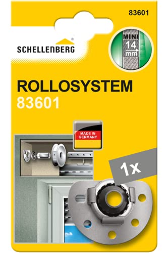 Schellenberg 83601 Soporte de pared con rodamiento de bolas para ejes octogonales con un diámetro de 40 mm, para persianas