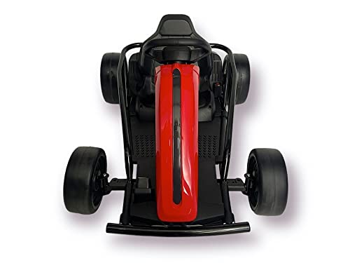 schnaeppchenmeile-online Kart para niños de deriva eléctrica, alimentado con 24 V, color rojo