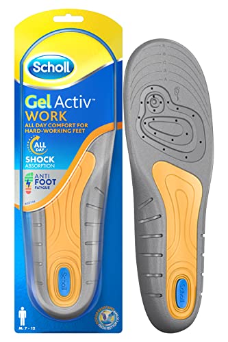 Scholl Active Plantillas de Gel, para Hombre, 40 - 46.6 EU