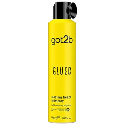 Schwarzkopf Got2b Glued Blasting Freeze, Laca Fijación Extrema, 300 ml