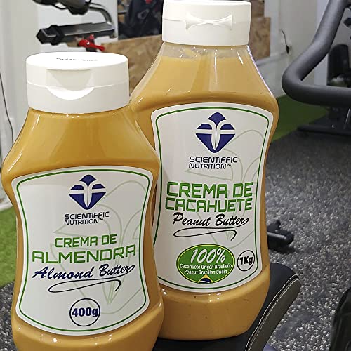 Scientiffic Nutrition - Crema de Cacahuete Tostado 100% Natural, Sin Aceite de Palma ni Azúcar, Original de Brasil - 1kg