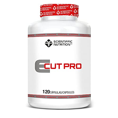 Scientiffic Nutrition - E-Cut Pro, Quemagrasas Potente para Ayudar a la Pérdida de Peso, Suplemento Termogénico Quemador de Grasas, Fat Burner - 120 Cápsulas.