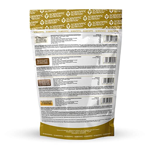 Scientiffic Nutrition - Harina de avena Oatmeal en Polvo, Fuente de Proteínas, Baja en Azúcares, 100% Natural, Contribuye al Desarrollo de la Masa Muscular, Sabor Tarta de Queso con Caramelo - 1,5 Kg