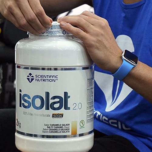 Scientiffic Nutrition - Isolat 2.0, Whey Protein, Suplemento de Proteina Aislada ISO con Lactasa, Proteina de Suero de Leche en Polvo - 2Kg, Chocolate.