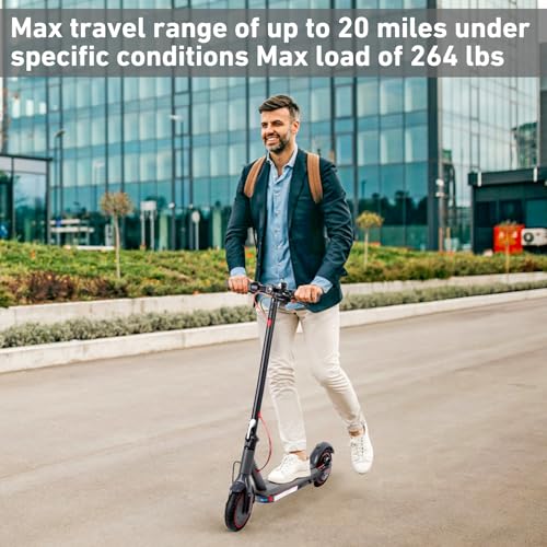 Scooter eléctrico para Adultos, Scooter Deportivo Plegable, Scooters eléctricos de Doble frenado para viajeros, neumáticos de 8,5 "Patinete eléctrico para Adultos