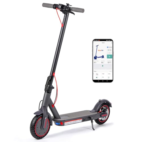 Scooter eléctrico para Adultos, Scooter Deportivo Plegable, Scooters eléctricos de Doble frenado para viajeros, neumáticos de 8,5 "Patinete eléctrico para Adultos