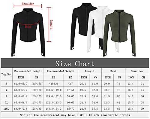 SEAUR Chaqueta de running para mujer, corte ajustado, chaqueta deportiva de verano, transpirable, de secado rápido, sudadera para fitness, yoga, tallas S, M, L, XL, 2XL, Negro , S