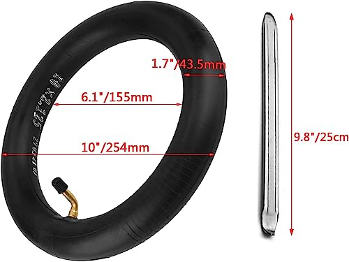 Sekepingo 10 x2.125 neumáticos de repuesto mangueras internas externas neumáticos de Goma antideslizantes duraderos neumáticos de rodillos de 10 pulgadas patinetes de gas inflables generales