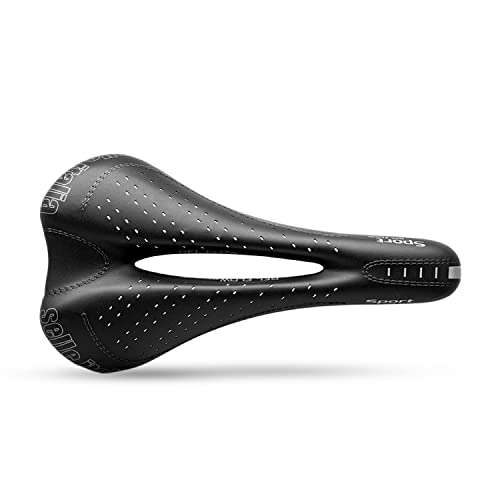 Selle Italia Sport Gel Flow S2 Sillín, Unisex-Adult, Negro, Talla Única