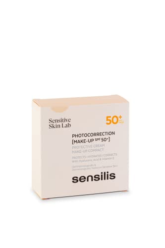 Sensilis Photocorrection, Maquillaje Compacto con Protección Solar para Todo Tipo de Pieles – 10 g