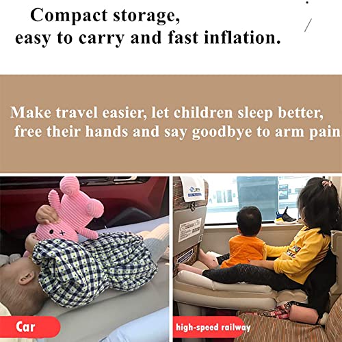 Set Completo Colchón Impermeable E Hinchable para Coche Convertible En Sofá Inflable,Cama De Campamento Inflable Portátil For Bebés,Cama Plegable For Dormir,Accesorio De Viaje For Niños(Color:A)